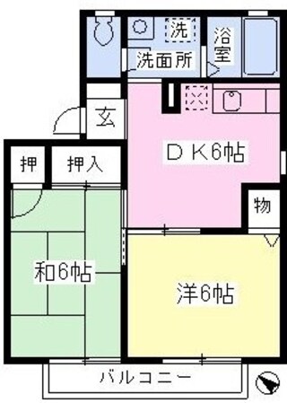 セジュール石川の物件間取画像